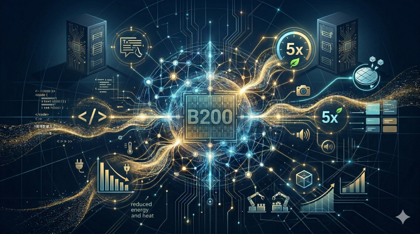 AI 普及的最後一塊拼圖：NVIDIA B200 量產，推論成本迎來斷崖式下跌