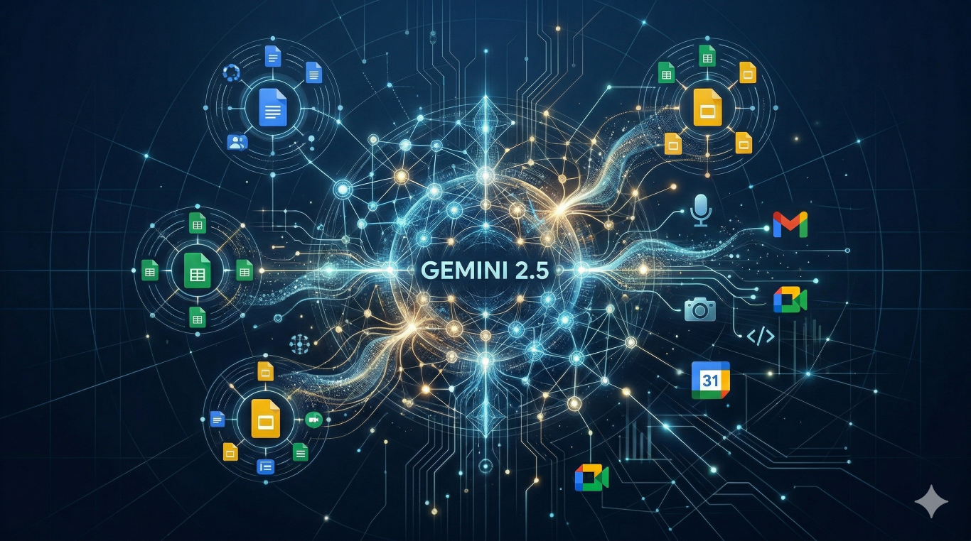 辦公效率的降維打擊：Google Gemini 2.5 深度整合 Workspace 實測解析